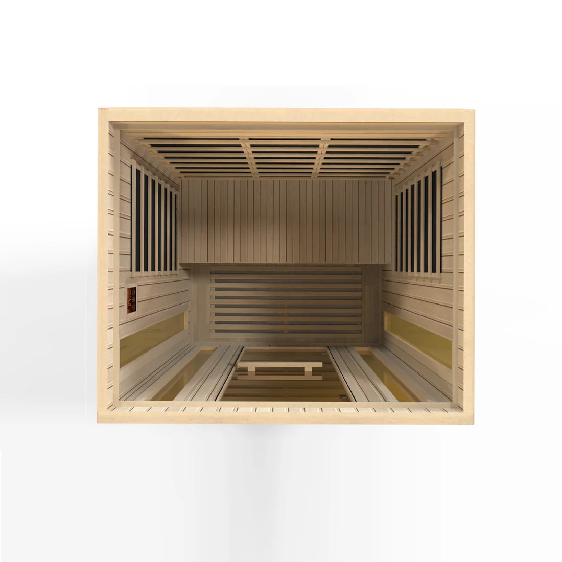 Maxxus Magellan 3-Person Low EMF FAR Infrared Sauna — Canadian Hemlock (MX-LS3-01)
