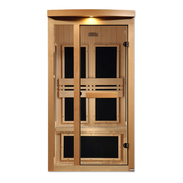 Pro 6 Natalie 1-Person Near-Zero EMF FAR Infrared Sauna — Canadian Hemlock (P6-5210-01)