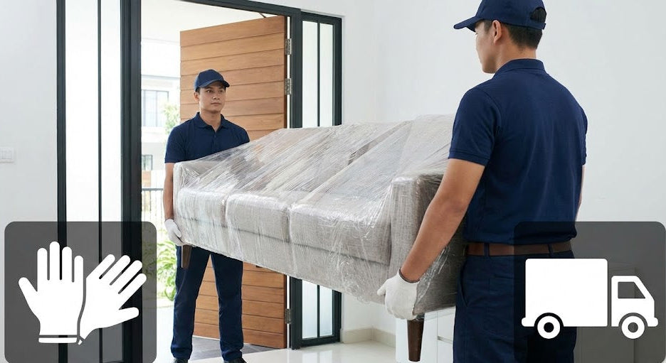 Premium White Glove Delivery & Assembly | Full In-Home Setup | Package Removal