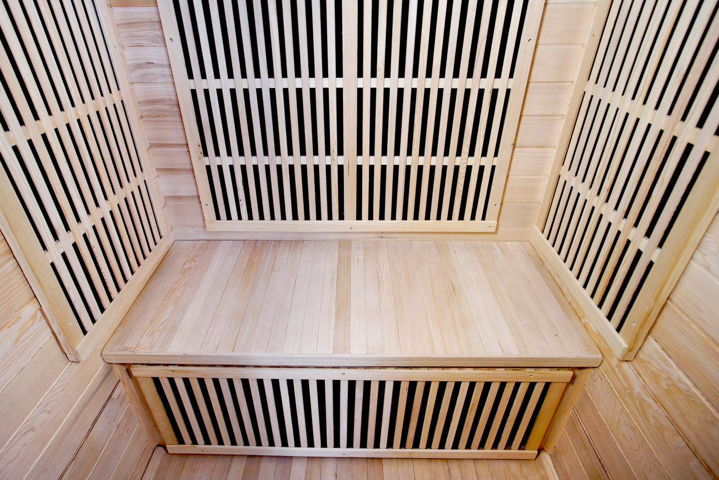 SunRay Evansport 2-Person Infrared Sauna | 7 Carbon Heaters | Canadian Red Cedar