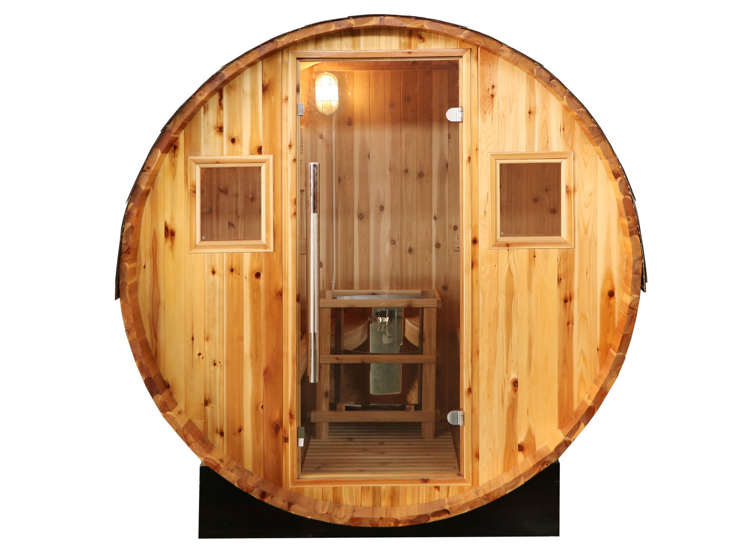 SunRay Solace 2-Person Traditional Barrel Sauna