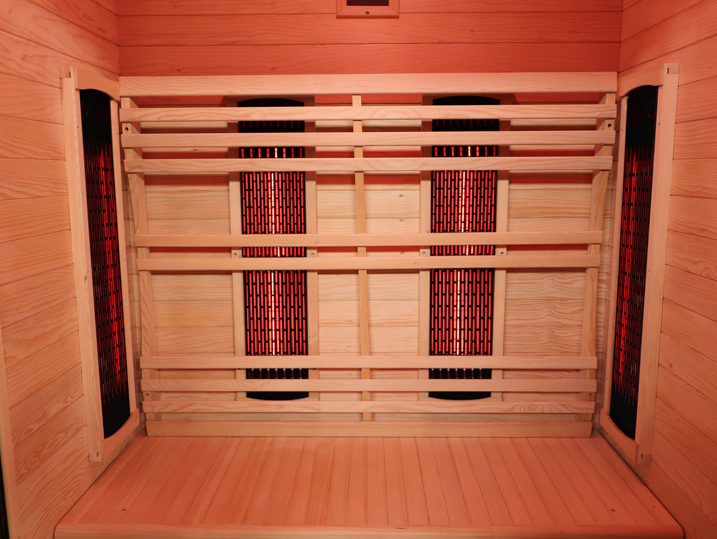 SunRay Logan 2-Person Outdoor Infrared Sauna | 8 Heaters | Metal Roof