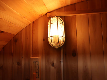 SunRay Oasis 4-Person Canopy Barrel Sauna