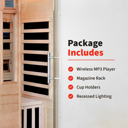 Majestic 1-2 Person Hemlock Infrared Sauna