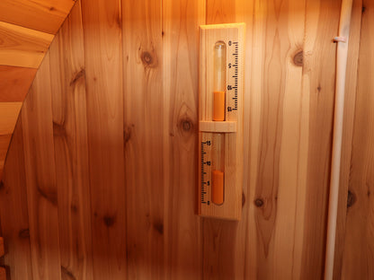 SunRay Galley 4-Person Traditional Barrel Sauna
