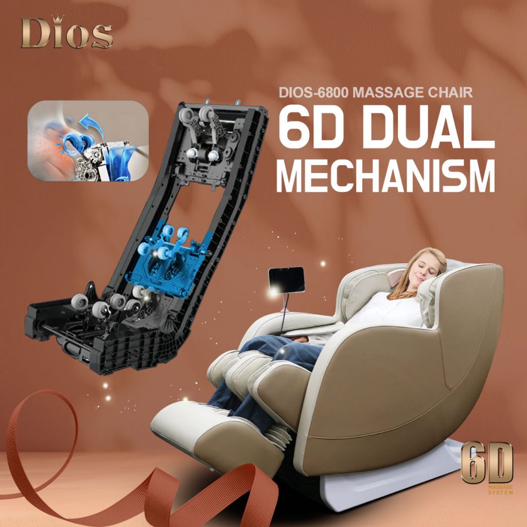 Dios 6800 6D Zero-Gravity Massage Chair