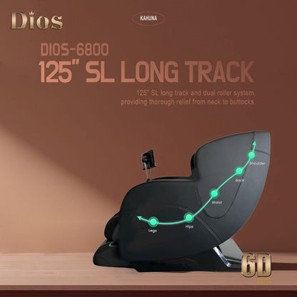 Dios 6800 6D Zero-Gravity Massage Chair