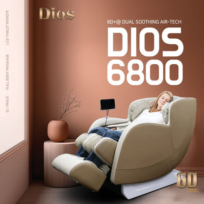 Dios 6800 6D Zero-Gravity Massage Chair