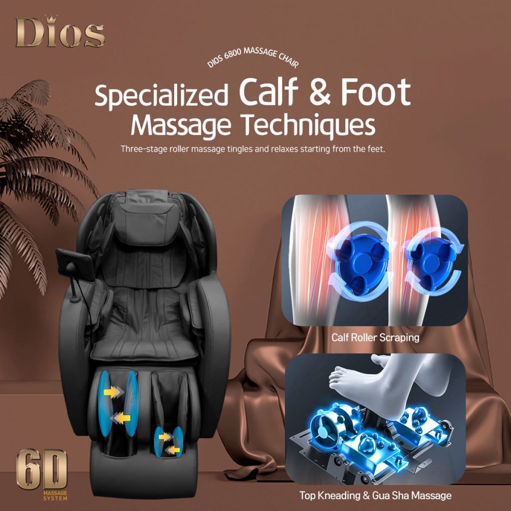 Dios 6800 6D Zero-Gravity Massage Chair
