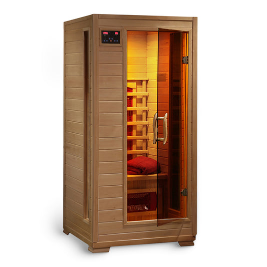 Buena Vista 1-2 Person Hemlock Infrared Sauna - Ceramic