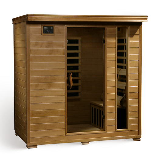 Monticello 4-Person Hemlock Infrared Sauna