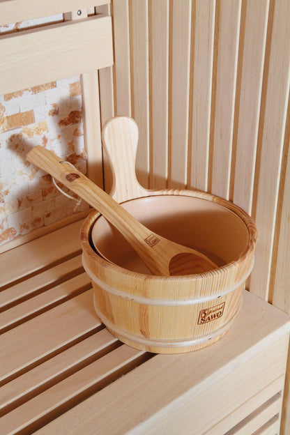 SunRay Westlake 3-Person Luxury Indoor Traditional Sauna with Harvia Heater