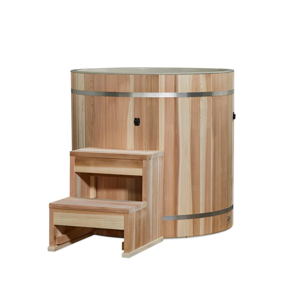 DCT-B-042-PLPC TUB ONLY | Dynamic Cold Therapy Cedar Barrel Spa – Plastic Tub