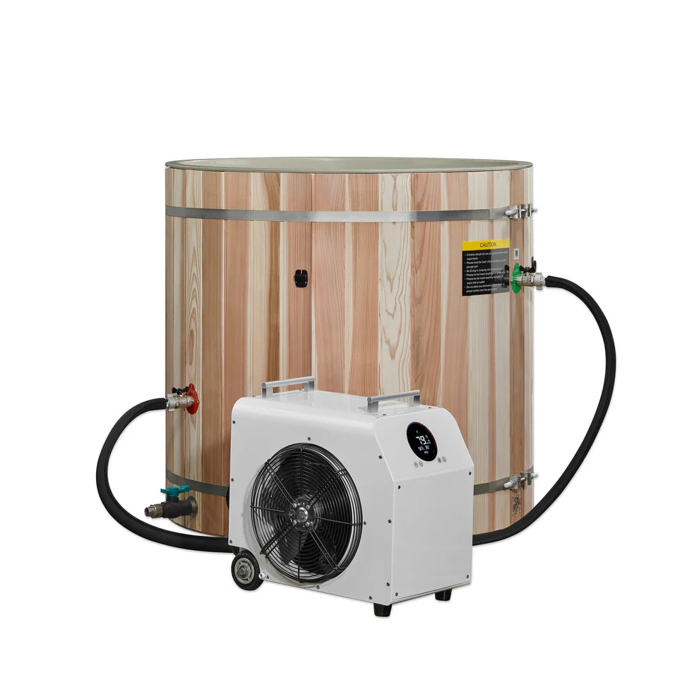 DCT-B-042-PLPC TUB ONLY | Dynamic Cold Therapy Cedar Barrel Spa – Plastic Tub