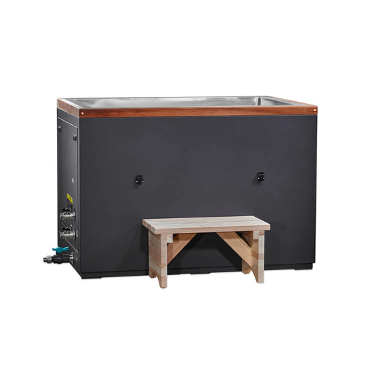 Dynamic Cold Therapy Cuboid XL 304 Nano-Coated Stainless Steel Cold Plunge — Tub Only (DCT-S-055-NS-34)
