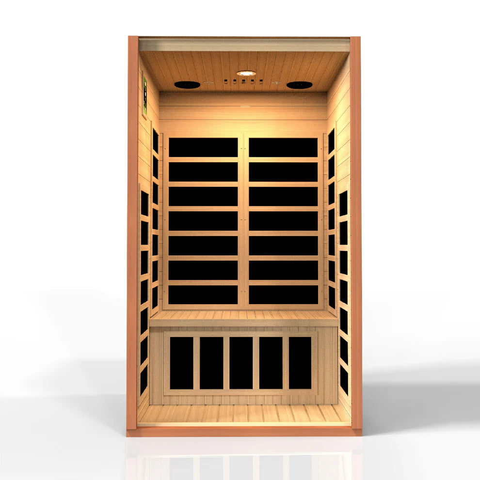 Dynamic Avila 1-2 Person Low EMF FAR Infrared Sauna DYN-6103-01