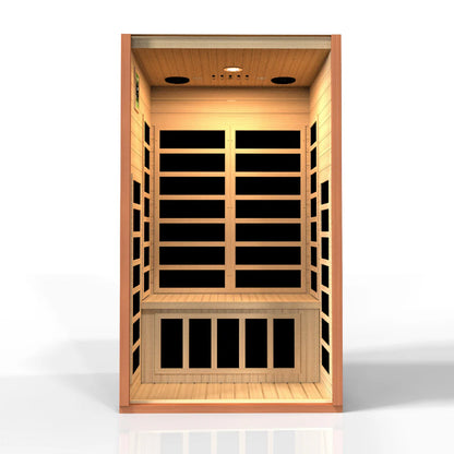 Dynamic Avila 1-2 Person Low EMF FAR Infrared Sauna DYN-6103-01