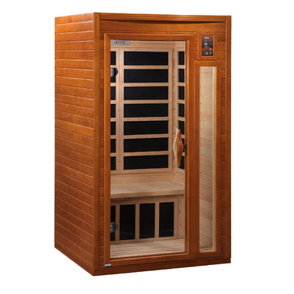Dynamic Barcelona Elite 1 Person ULTRA- LOW EMF Far Infrared Sauna DYN-6106-01 Elite