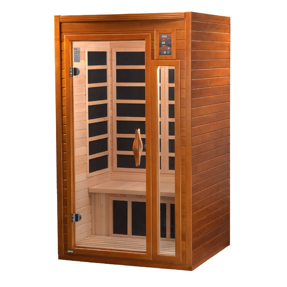 Dynamic Barcelona Elite 1 Person ULTRA- LOW EMF Far Infrared Sauna DYN-6106-01 Elite