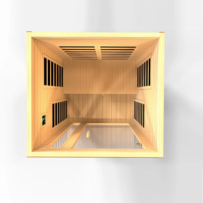 Dynamic Cardoba Elite 2 Person Ultra Low EMF Sauna (DYN-6203-01 Elite).