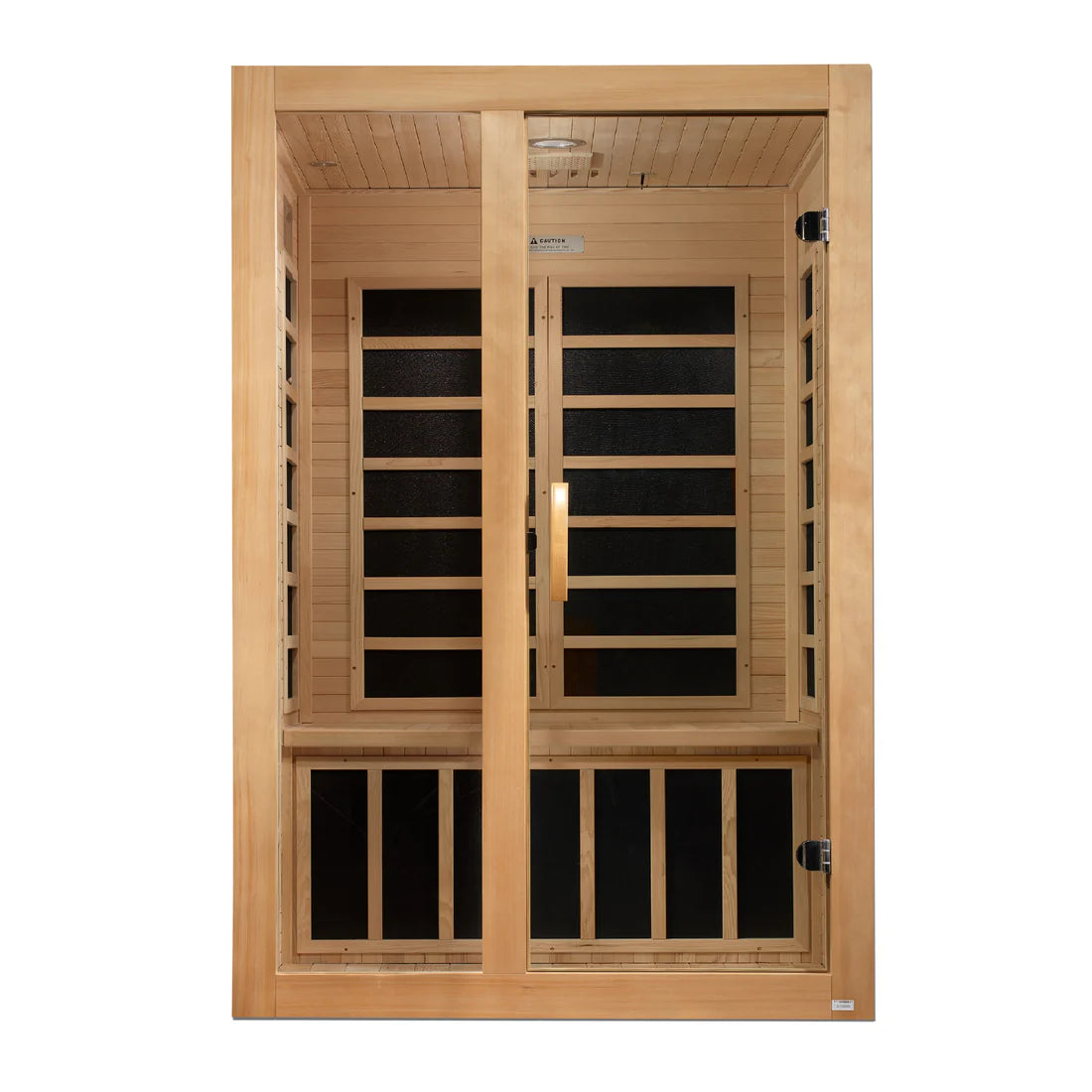 Dynamic Santiago Low EMF 2 Person Home IR Sauna DYN-6209-01