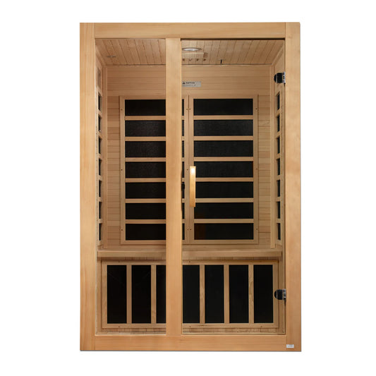 Dynamic Santiago Low EMF 2 Person Home IR Sauna DYN-6209-01