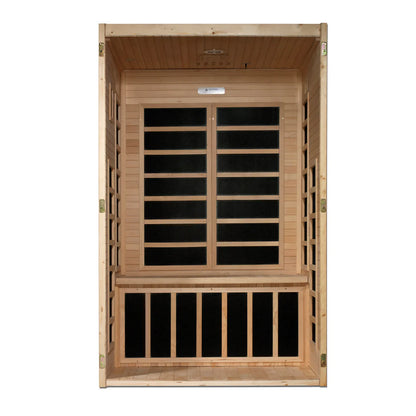 Dynamic Santiago Low EMF 2 Person Home IR Sauna DYN-6209-01