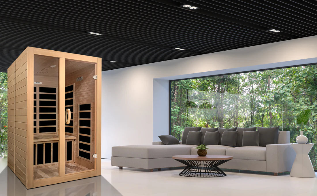 Dynamic Santiago Low EMF 2 Person Home IR Sauna DYN-6209-01