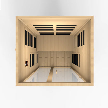 Dynamic Santiago Low EMF 2 Person Home IR Sauna DYN-6209-01