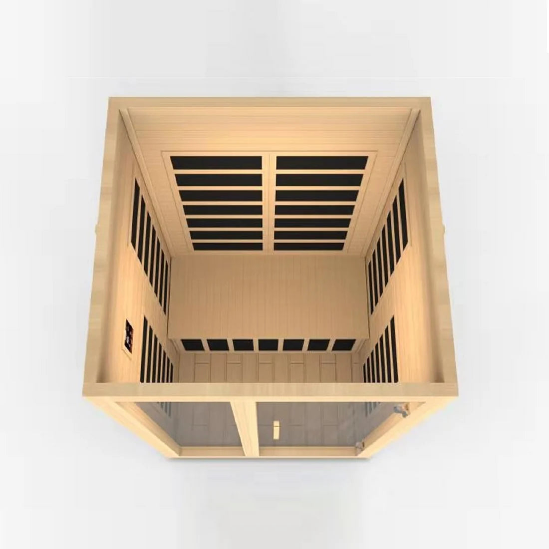 Dynamic Santiago Low EMF 2 Person Home IR Sauna DYN-6209-01