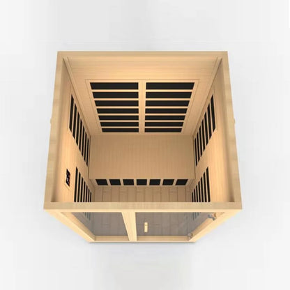 Dynamic Santiago Low EMF 2 Person Home IR Sauna DYN-6209-01