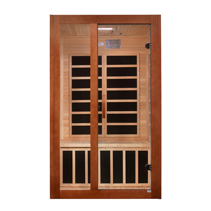Dynamic Santiago Elite 2 Person Ultra Low EMF FAR Infrared Sauna DYN-6209-02 Elite