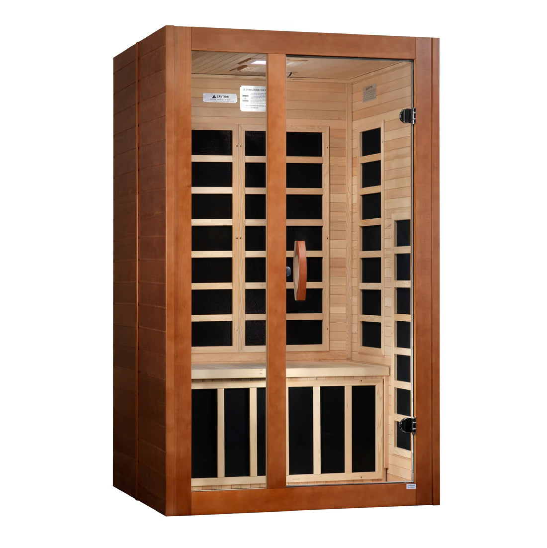 Dynamic Santiago Elite 2 Person Ultra Low EMF FAR Infrared Sauna DYN-6209-02 Elite