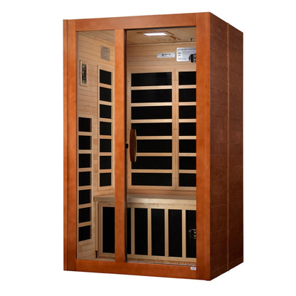Dynamic Santiago Elite 2 Person Ultra Low EMF FAR Infrared Sauna DYN-6209-02 Elite
