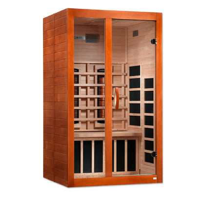 Dynamic Santiago 2 Person Full Spectrum Near Zero EMF Infrared Sauna DYN-6209-03 FS