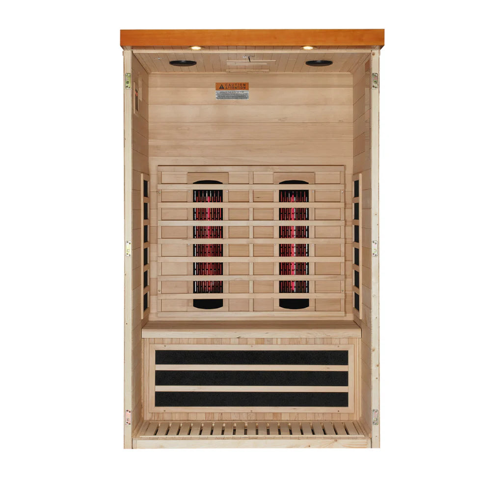 Dynamic “Llumeneres” 2 Person Full Spectrum Nero Zero EMF FAR IR Sauna