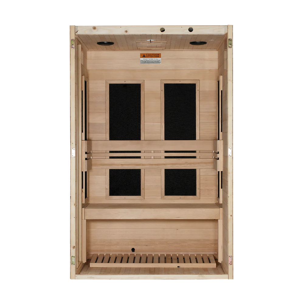 Dynamic Lucca Elite – 2 Person Ultra Low EMF FAR IR Sauna DYN-6215-05 Elite