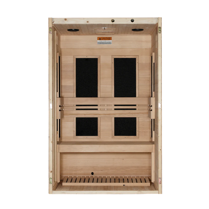 Dynamic Lucca Elite – 2 Person Ultra Low EMF FAR IR Sauna DYN-6215-05 Elite