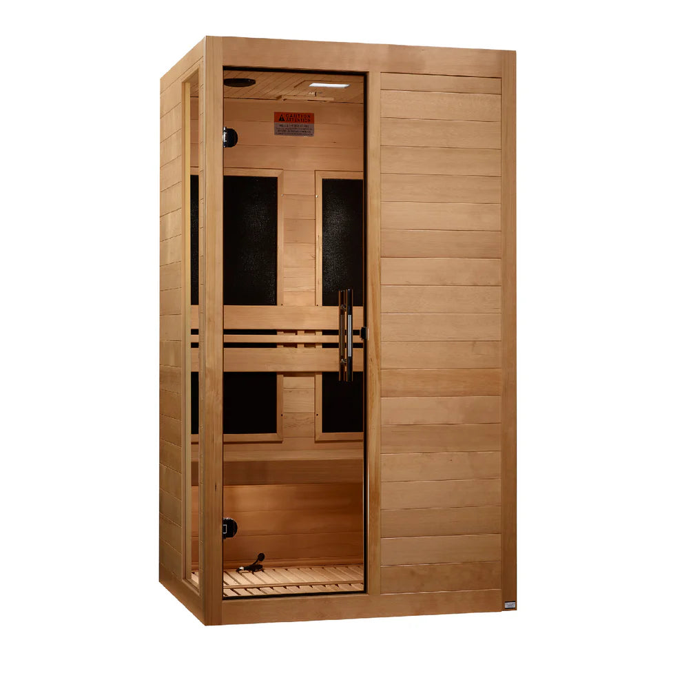 Dynamic Lucca Elite – 2 Person Ultra Low EMF FAR IR Sauna DYN-6215-05 Elite