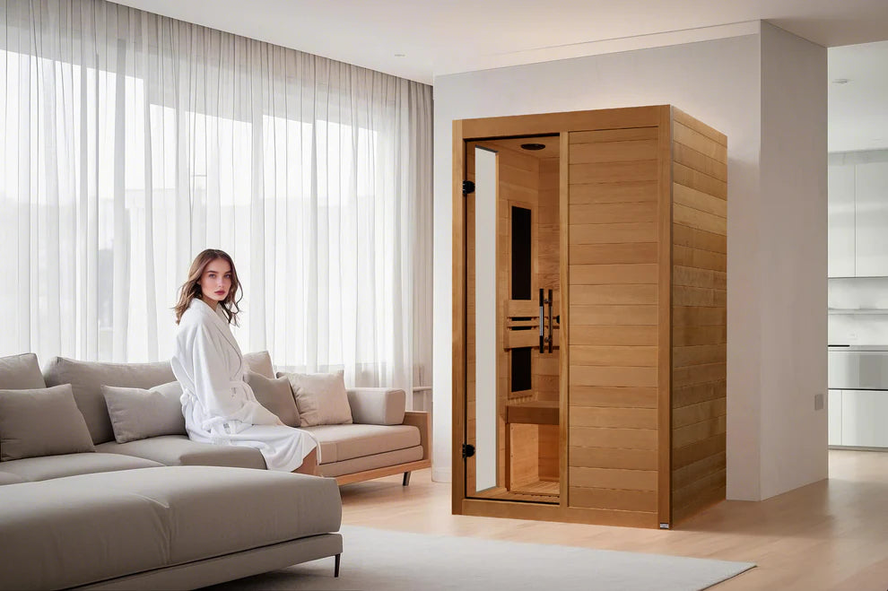 Dynamic Lucca Elite – 2 Person Ultra Low EMF FAR IR Sauna DYN-6215-05 Elite