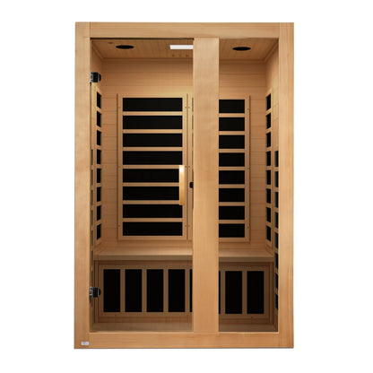 Dynamic Serena Elite 2 Person Ultra Low EMF FAR IR Sauna DYN-6229-01 Elite