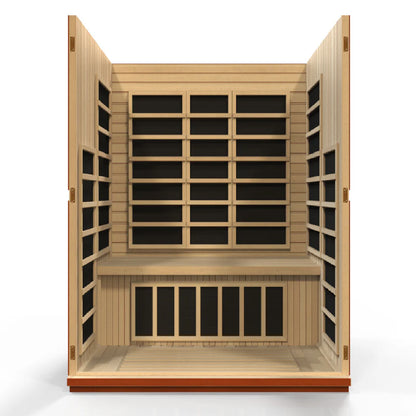 Dynamic Bellagio 3 Person Low EMF Far Infrared Sauna DYN-6306-02