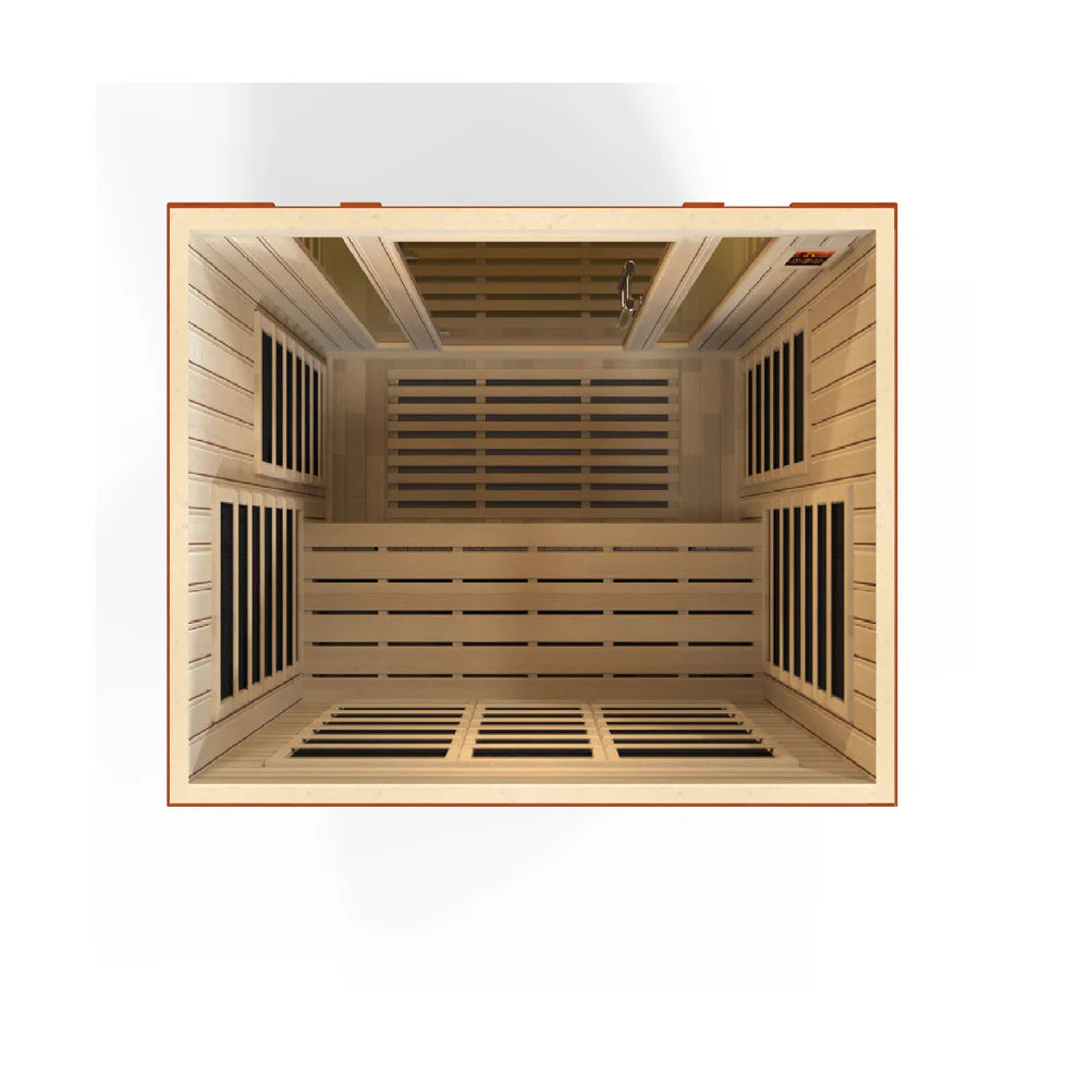 Dynamic Bellagio 3 Person Low EMF Far Infrared Sauna DYN-6306-02
