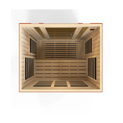 Dynamic Bellagio 3 Person Low EMF Far Infrared Sauna DYN-6306-02