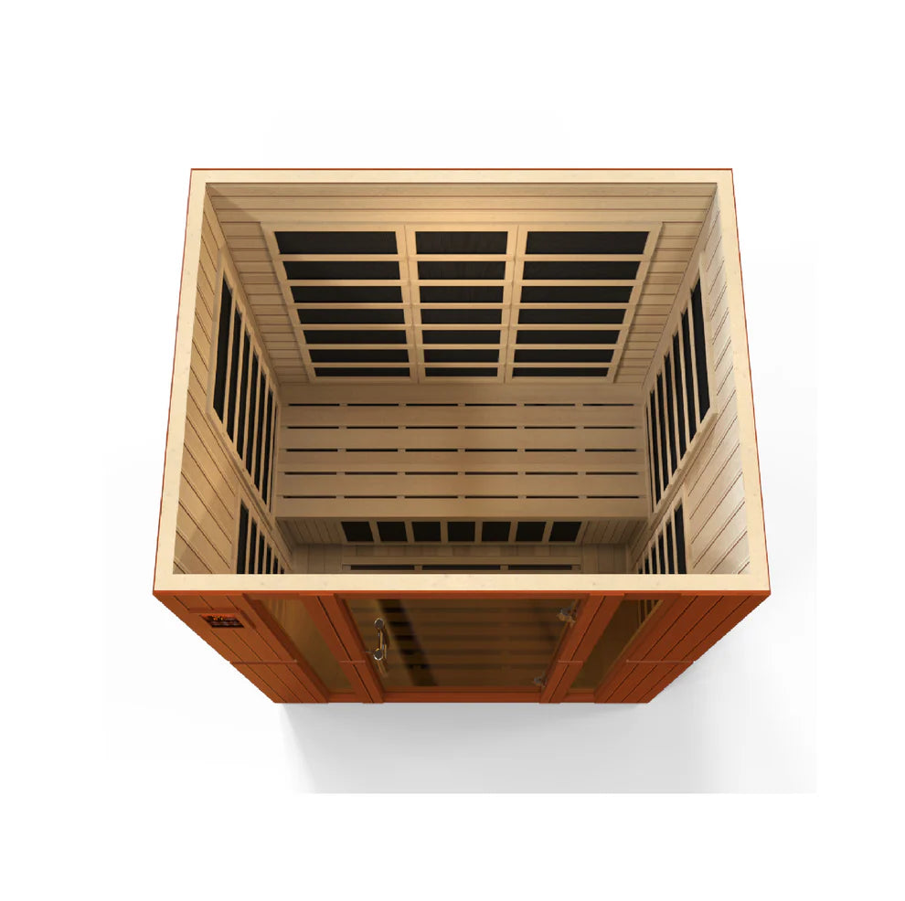Dynamic Bellagio 3 Person Low EMF Far Infrared Sauna DYN-6306-02