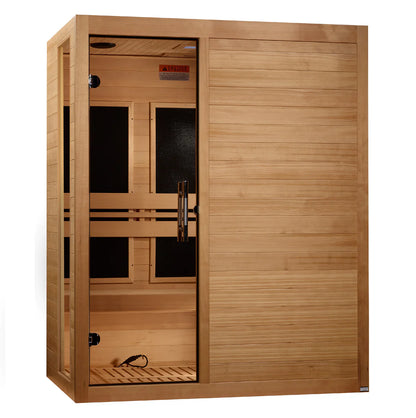 Dynamic Toscana 3 Person Low EMF Far Infrared Home Sauna DYN-6315-05