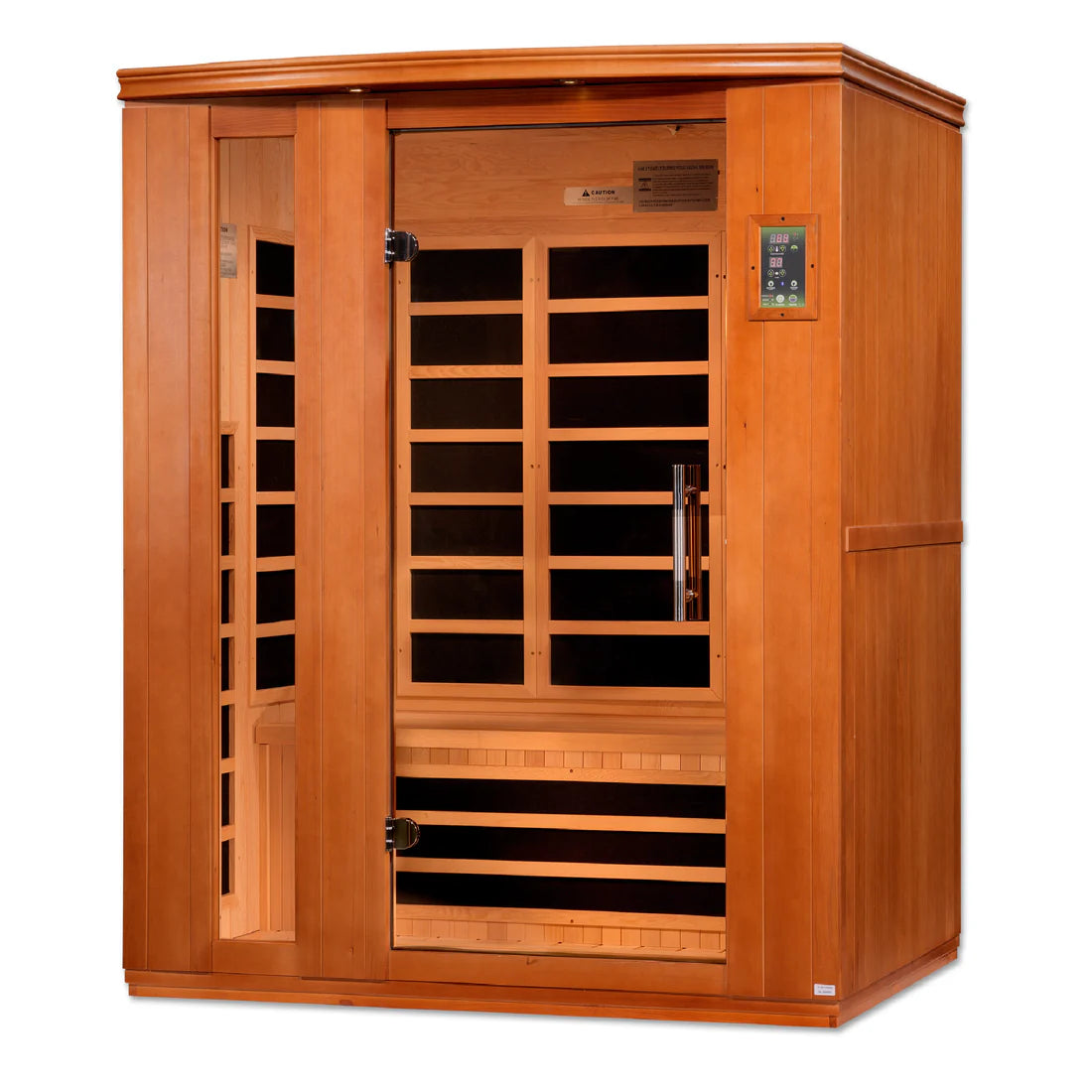 Dynamic Lugano Elite 3 Person Ultra Low EMF Far Infrared Sauna DYN-6336-02 Elite