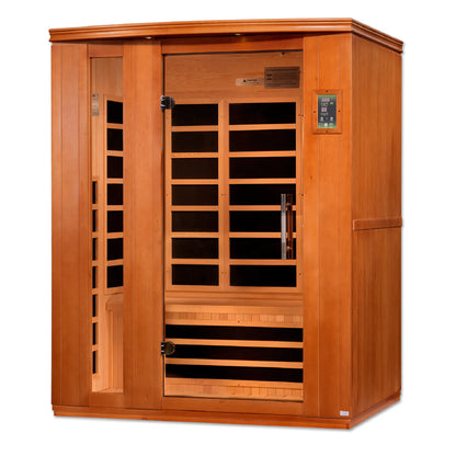 Dynamic Lugano Elite 3 Person Ultra Low EMF Far Infrared Sauna DYN-6336-02 Elite
