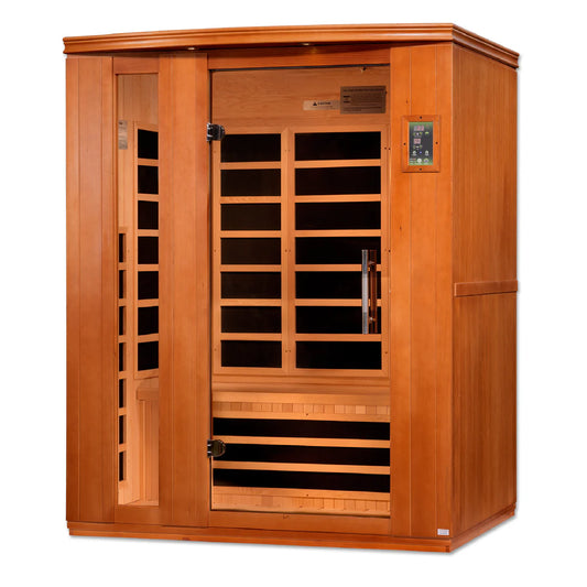 Dynamic Lugano Elite 3 Person Ultra Low EMF Far Infrared Sauna DYN-6336-02 Elite