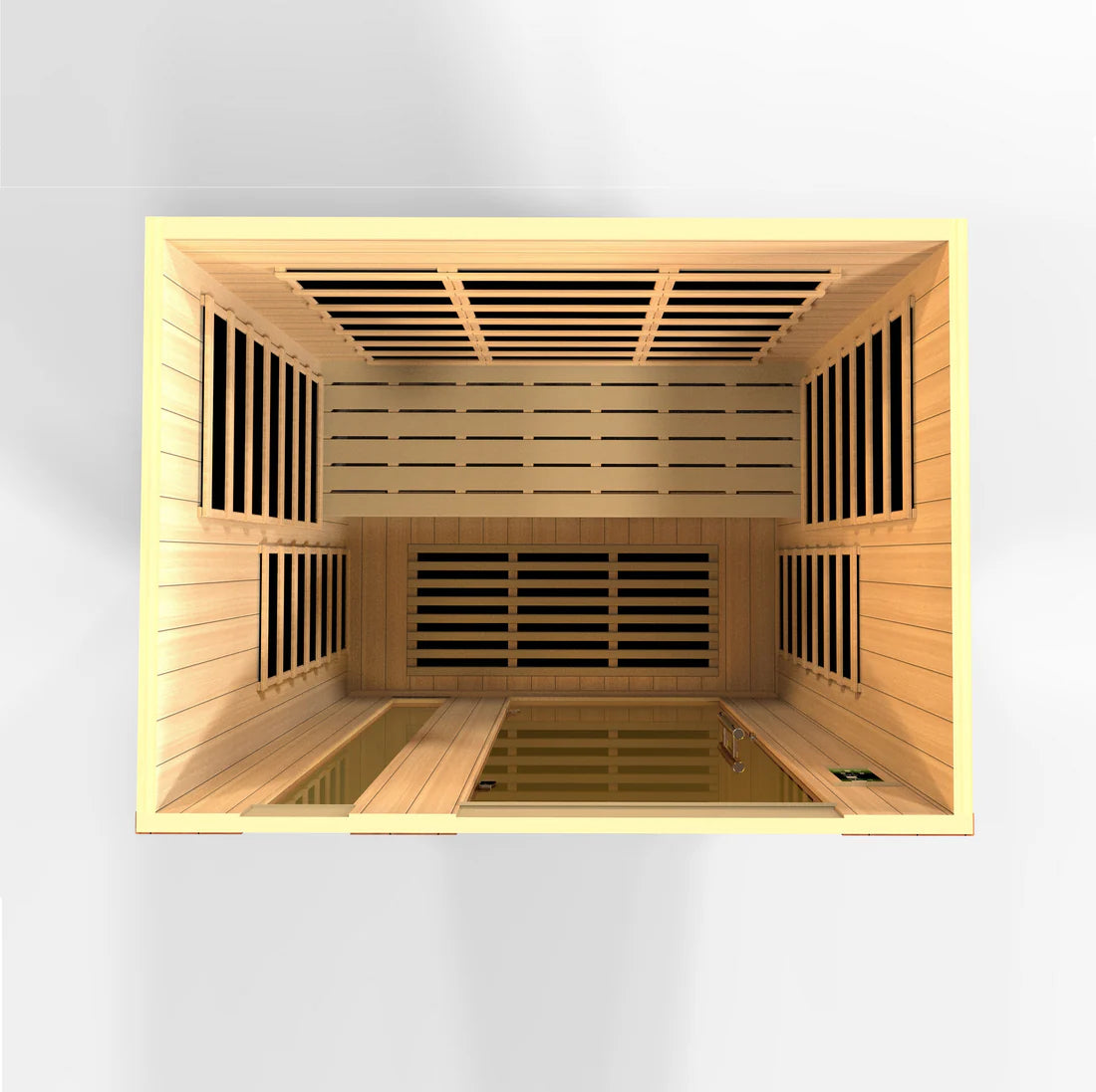 Dynamic Lugano Elite 3 Person Ultra Low EMF Far Infrared Sauna DYN-6336-02 Elite